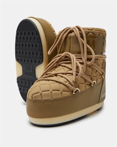 Moon Boot - Icon Low Quilt Støvle - Caramel